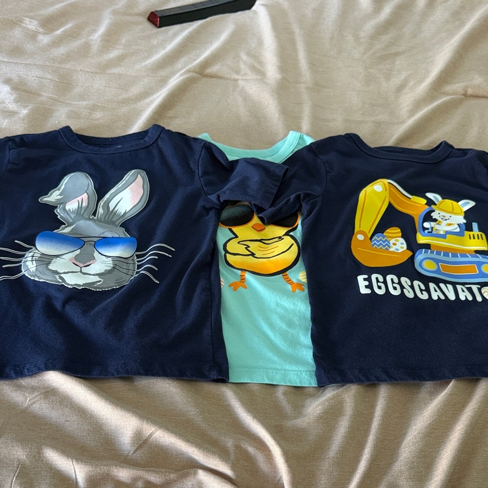 3-Pack Boys Graphic Tee Set - Easter Prints